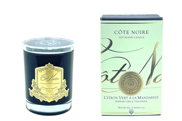 Soy Blend Candle - 185g - Gold - Persian Lime & Tangerine - CGG18522 (Carton of 6)